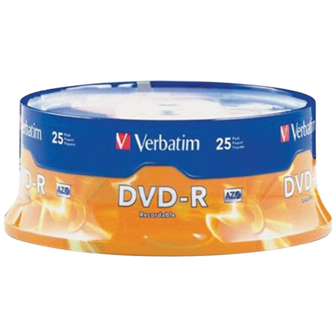Verbatim(R) 95058 4.7GB DVD-Rs (25-ct Spindle)