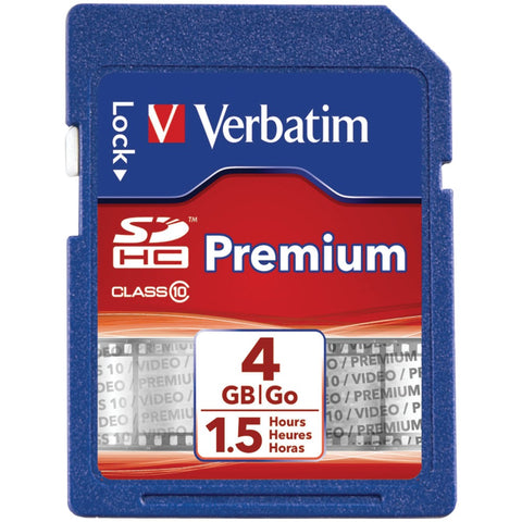 Verbatim(R) 96171 Class 10 SDHC(TM) Card (4GB)