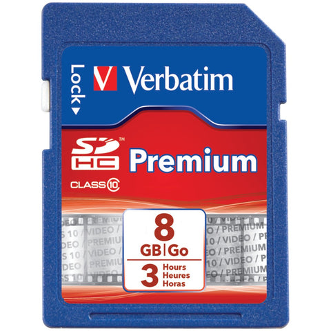 Verbatim(R) 96318 Class 10 SDHC(TM) Card (8GB)