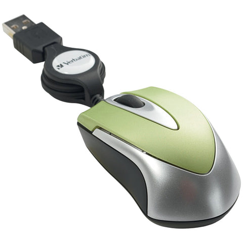 Verbatim(R) 97254 Optical Mini Travel Mouse (Green)