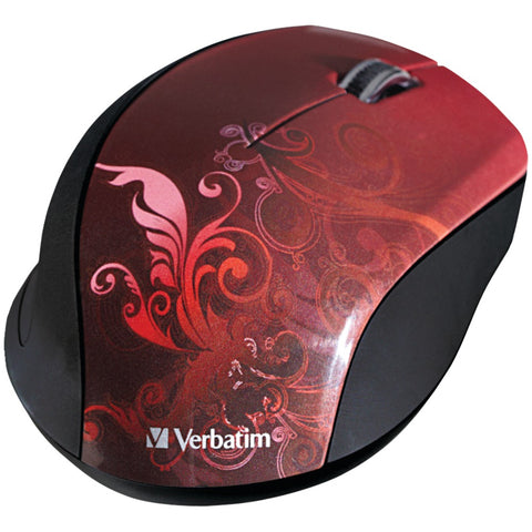 Verbatim(R) 97784 Wireless Optical Mouse (Red)