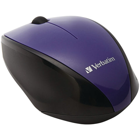 Verbatim(R) 97994 Wireless Multi-Trac Blue LED Optical Mouse (Purple)