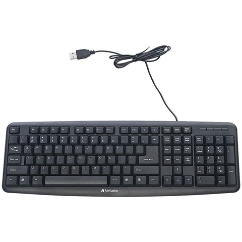 Verbatim(R) 99201 Slimline Corded USB Keyboard