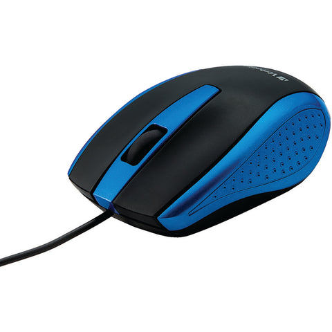 Verbatim(R) 99743 Corded Notebook Optical Mouse (Blue)