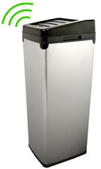 iTouchless 14 Gal. Automatic Stainless Steel Touchless Trash Can SX