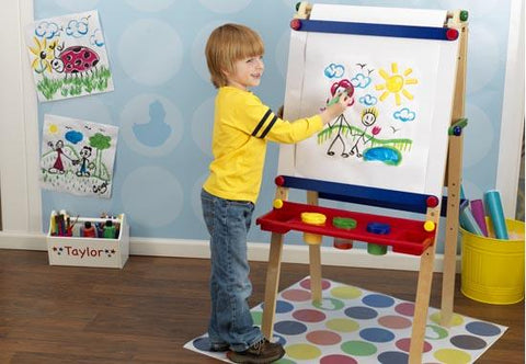 Artist Easel with Paper Roll