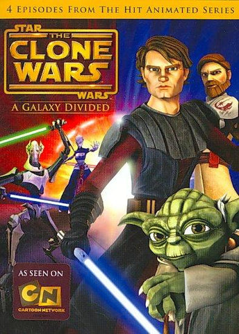 STAR WARS-CLONE WARS-GALAXY DIVIDED (DVD/WS-16:9/4 EPISODES)