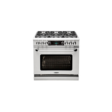 Capital 36" Dual Fuel 6 Burner Range NG