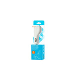 REIKO 1 AMP DUAL COLOR USB CAR CHARGER IN WHITE