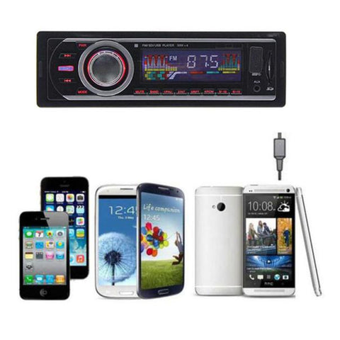 Car Radio Stereo In-Dash MP3 Music Player FM USB SD AUX Input Receiver