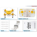 L6058W 2.4G 4CH 6Axis RC 3D Roll Quadcopter Mini Pocket Drone WiFi Camera FPV