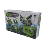 DIY Four In One Electric Robot JT-002 Puzzle Assembled Robot Toys