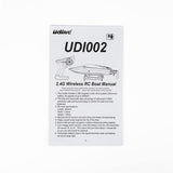 Green 2.4G RC 30KM/H Racing Boat Speedboat Remote Controller for UDI002