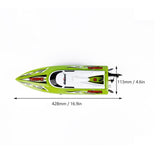 Green 2.4G RC 30KM/H Racing Boat Speedboat Remote Controller for UDI002
