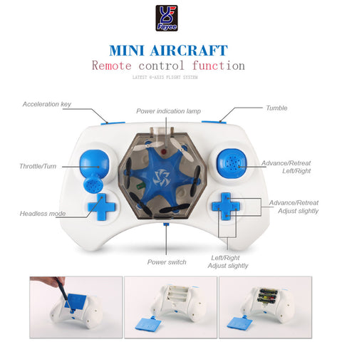 FY805 Mini RC Quadcopter 2.4GHz 4CH 6 Axis Gyro Drone