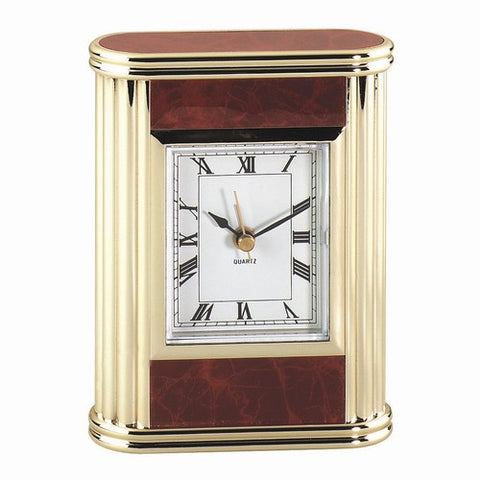 Marble Table Desk Clock