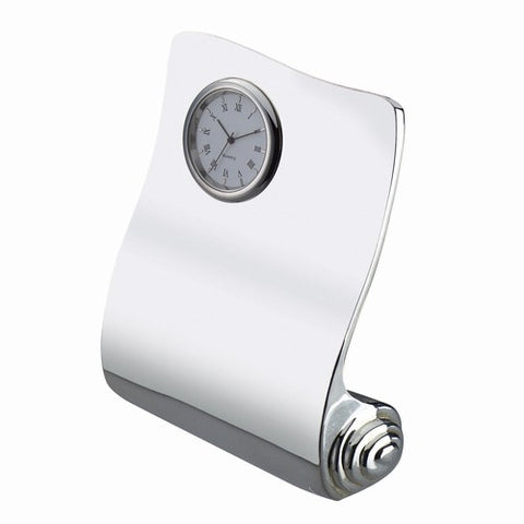 Scroll Desk Clock