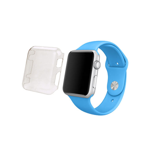 REIKO 38MM IWATCH CLEAR SCREEN PROTECTOR IN BLACK