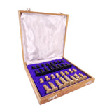 Carved Soapstone 10-in. Chess Set