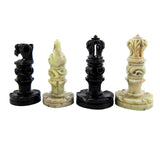 Carved Soapstone 10-in. Chess Set