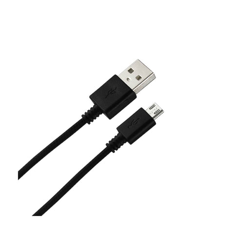 REIKO BRAIDED MICRO USB DATA CABLE 3.3 FEET IN BLACK
