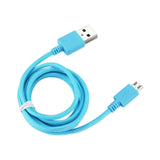 REIKO BRAIDED MICRO USB DATA CABLE 3.3FT IN NAVY