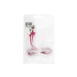 REIKO 8PIN IPHONE 6 FLAT USB DATA CABLE 3.2FT IN HOT PINK