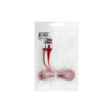 REIKO 8PIN IPHONE 6 FLAT USB DATA CABLE 3.2FT IN RED