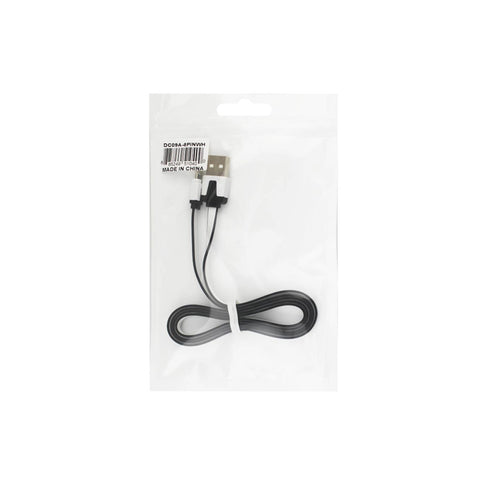 REIKO 8PIN IPHONE 6 FLAT USB DATA CABLE 3.2FT IN WHITE