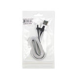 REIKO MICRO USB FLAT USB DATA CABLE 3.2FT IN BLACK
