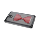 REIKO SAMSUNG GALAXY NOTE 3 3D SAND CLOCK CLEAR CASE IN RED