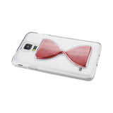 REIKO SAMSUNG GALAXY S5 3D SAND CLOCK CLEAR CASE IN RED