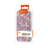 REIKO IPHONE SE/ 5S/ 5STUDDED PLATING RIVETS BUTTERFLIES DESIGN CASE IN BLUE