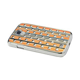 REIKO SAMSUNG GALAXY S4 STUDDED PLATING RIVETS STRIPES DESIGN CASE IN GOLD