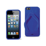 REIKO IPHONE SE/ 5S/ 5 SILICONE SLIPPER SANDAL CASE IN NAVY