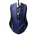 2400 DPI 6D Buttons LED Optical Wired Gaming Mouse For PC Laptop