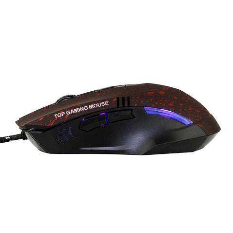 2400 DPI 6D Buttons LED Optical Wired Gaming Mouse For PC Laptop