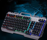 USB Wired Illuminated Colorful LED Backlight Multimedia PC Gaming Keyboard