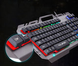 USB Wired Illuminated Colorful LED Backlight Multimedia PC Gaming Keyboard