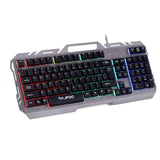 USB Wired Illuminated Colorful LED Backlight Multimedia PC Gaming Keyboard