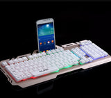 USB Wired Illuminated Colorful LED Backlight Multimedia PC Gaming Keyboard