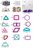 139PCS Magnetic Toys Similar Puzzle Construction Building Blocks Fancy Toys