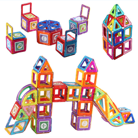 139PCS Magnetic Toys Similar Puzzle Construction Building Blocks Fancy Toys