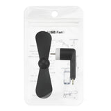 MINI FAN 2-IN-1 FOR IPHONE/ IPAD AND ANDROID IN BLACK
