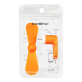 MINI FAN 2-IN-1 FOR IPHONE/ IPAD AND ANDROID IN ORANGE