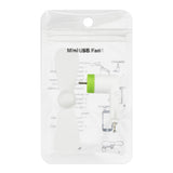 MINI FAN 2-IN-1 FOR IPHONE/ IPAD AND ANDROID IN WHITE