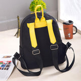 Women Fashion Emoji Travel Satchel School Bag Backpack