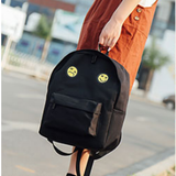 Women Fashion Emoji Travel Satchel School  Backpack