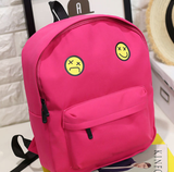 Women Fashion Emoji Travel Satchel School  Backpack