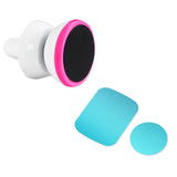 REIKO UNIVERSAL AIR VENT MAGNETIC CAR MOUNT PHONE HOLDER IN WHITE HOT PINK